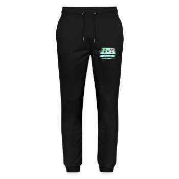 Liban et Suède 100 % parfait / Cadeau - Pantalon de jogging bio MOVER Stanley/Stella unisexe - noir - Devant - Marisol (170cm) & Nik (191cm)
