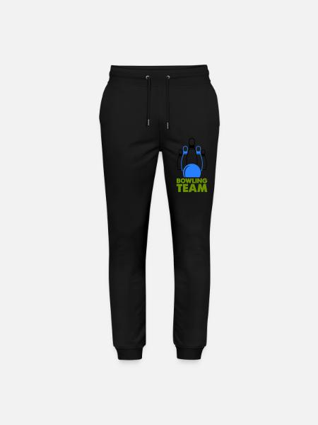Bowling Team1 - Stanley/Stella Mover Unisex Organic Jogging Trousers - black