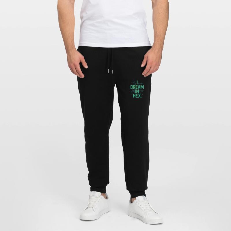 I Dream in Hex – Nerdy Coder T-Shirt for Devs Stanley/Stella Mover Unisex Organic Jogging Trousers