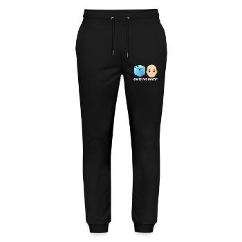 Film Mystery Design - Stanley/Stella Unisex Bio Jogginghose Mover  - Schwarz - Vorne - Marisol (170cm) & Nik (191cm)