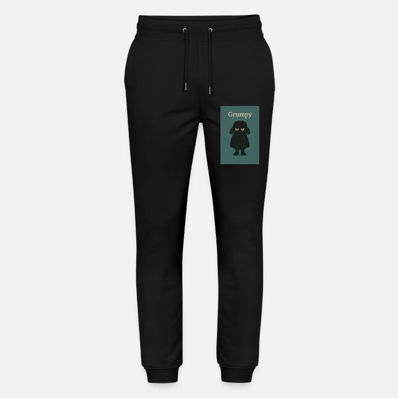 Grumpy - Stanley/Stella Mover Unisex Organic Jogging Trousers - black