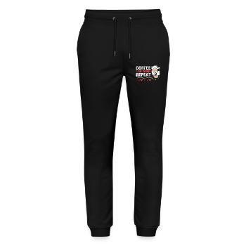 Laboratoire Biologie Chimie Microscope Laboratoire - Pantalon de jogging bio MOVER Stanley/Stella unisexe - noir - Devant - Marisol (170cm) & Nik (191cm)