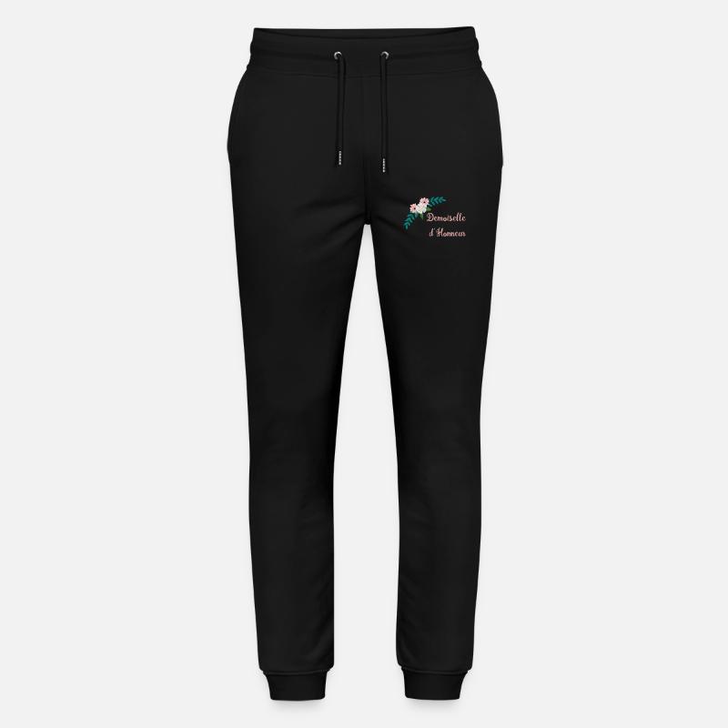 Demoiselle d Honneur - Collection Bucolique - Pantalon de jogging bio MOVER Stanley/Stella unisexe - noir