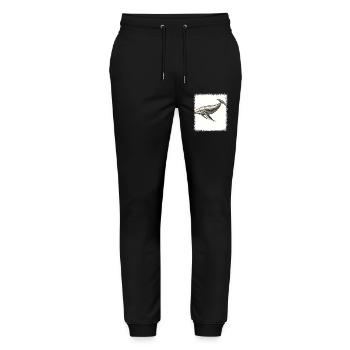 Birthday Family Crest Greenboy Present Humpback - Stanley/Stella Mover Unisex Organic Jogging Trousers - black - Front - Marisol (170cm) & Nik (191cm)