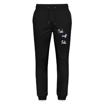 Culinary Craftsmanship Embracing Destiny - Stanley/Stella Mover Unisex Organic Jogging Trousers - black - Front - Marisol (170cm) & Nik (191cm)