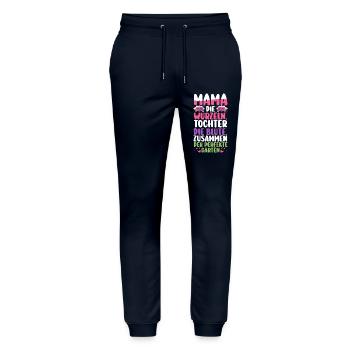 Mom Mother's Day Mom - Stanley/Stella Mover Unisex Organic Jogging Trousers - navy - Front - Marisol (170cm) & Nik (191cm)
