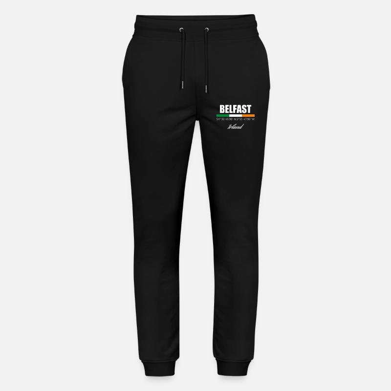 Belfast - Stanley/Stella Unisex Bio Jogginghose Mover  - Schwarz