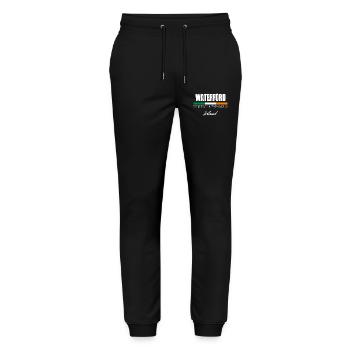 Waterford - Pantalon de jogging bio MOVER Stanley/Stella unisexe - noir - Devant - Marisol (170cm) & Nik (191cm)