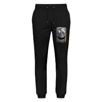 Tin - Stanley/Stella Mover Unisex Organic Jogging Trousers - black - Front - Marisol (170cm) & Nik (191cm)