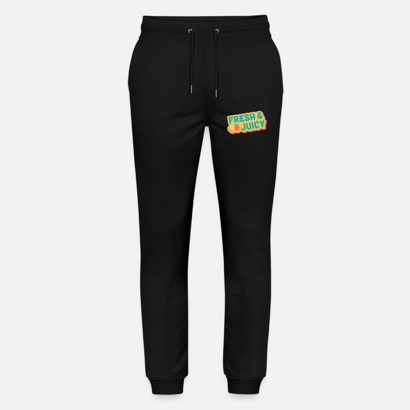 Fresh & Juicy Fruit Design - Stanley/Stella Unisex Bio Jogginghose Mover  - Schwarz