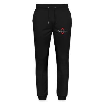 Ensemble Pour Toujours Union Amour Couple Éternel - Pantalon de jogging bio MOVER Stanley/Stella unisexe - noir - Devant - Marisol (170cm) & Nik (191cm)