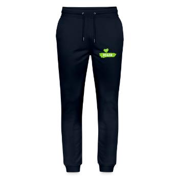 Bio vegan - Stanley/Stella Unisex Bio Jogginghose Mover  - Navy - Vorne - Marisol (170cm) & Nik (191cm)