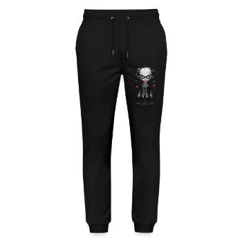 un vampire à grosse tête 4 - Pantalon de jogging bio MOVER Stanley/Stella unisexe - noir - Devant - Marisol (170cm) & Nik (191cm)