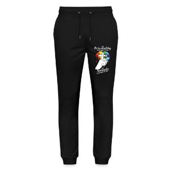 My personality depends on my attitude - Stanley/Stella Mover Unisex Organic Jogging Trousers - black - Front - Marisol (170cm) & Nik (191cm)