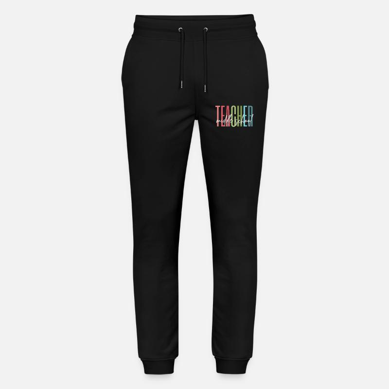 Middle School Teacher Geschenk - Stanley/Stella Unisex Bio Jogginghose Mover - Schwarz