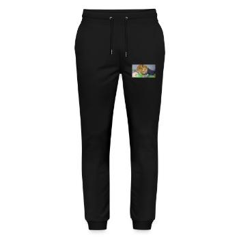 Fille rêveuse - Pantalon de jogging bio MOVER Stanley/Stella unisexe - noir - Devant - Marisol (170cm) & Nik (191cm)