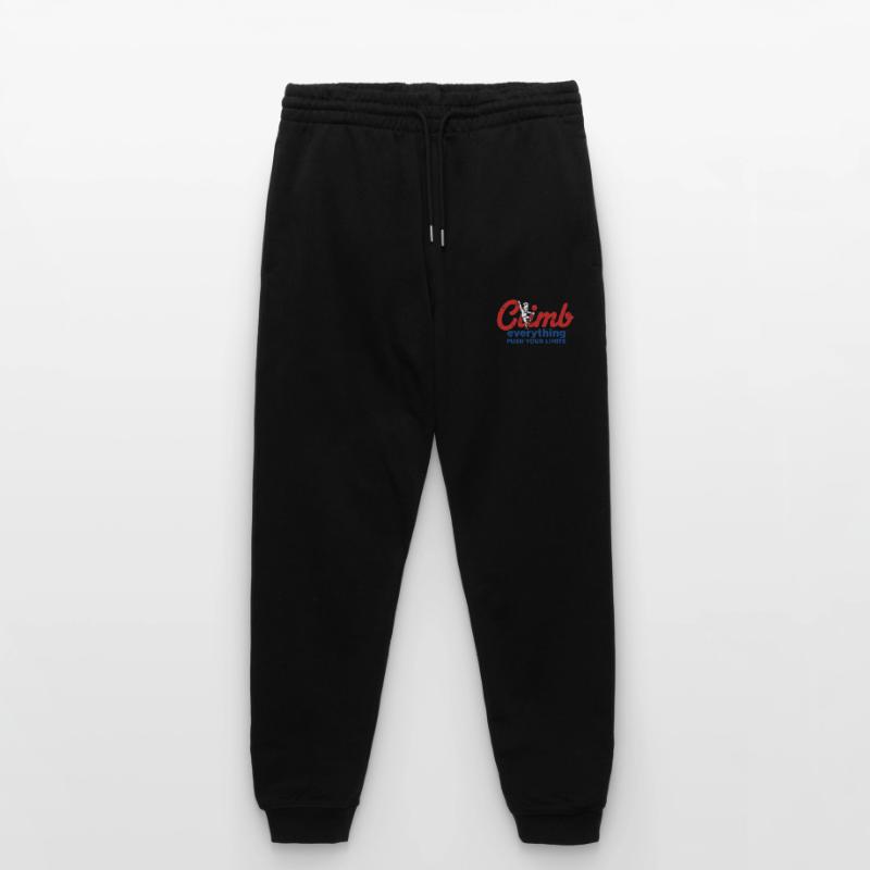 Climb Everything Push Your Limits Design Stanley/Stella Mover Unisex Organic Jogging Trousers