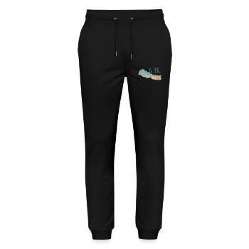 Nepal - Stanley/Stella Unisex Bio Jogginghose Mover  - Schwarz - Vorne - Marisol (170cm) & Nik (191cm)