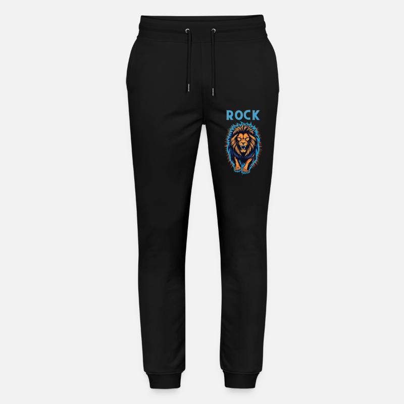 Rock Löwe - Stanley/Stella Unisex Bio Jogginghose Mover  - Schwarz