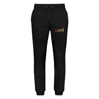 Tennis Evolution - Stanley/Stella Mover Unisex Organic Jogging Trousers - black - Front - Marisol (170cm) & Nik (191cm)