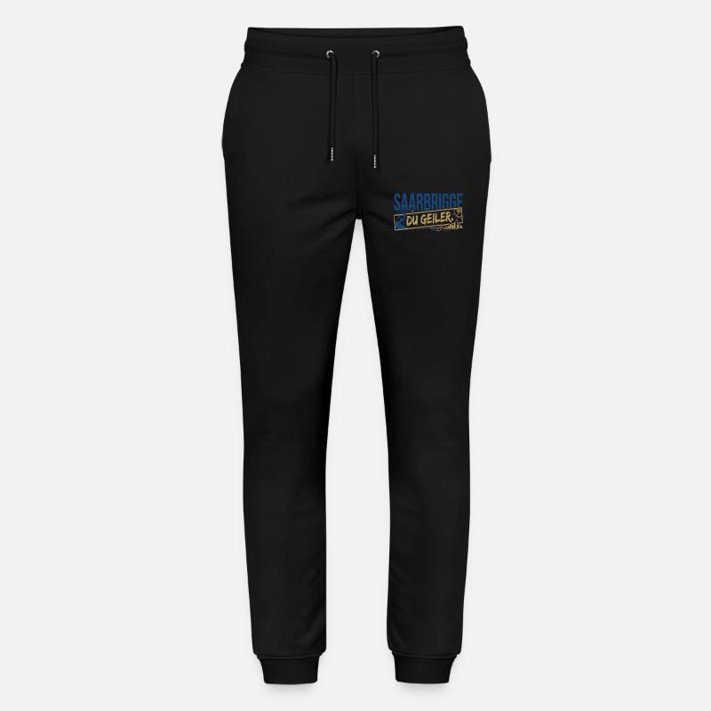 Saarbrigge Du Geiler - Stanley/Stella Mover Unisex Organic Jogging Trousers - black