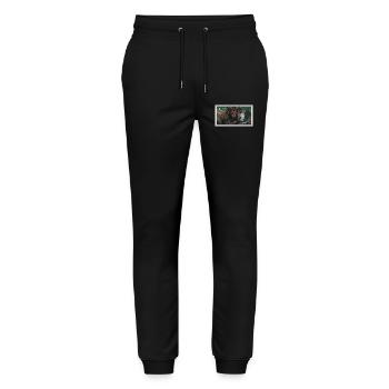 beast with a frozen heart - Stanley/Stella Unisex Bio Jogginghose Mover  - Schwarz - Vorne - Marisol (170cm) & Nik (191cm)