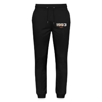 1993 Vintage Retro 1993 Birthday Gift 1993 - Stanley/Stella Mover Unisex Organic Jogging Trousers - black - Front - Marisol (170cm) & Nik (191cm)