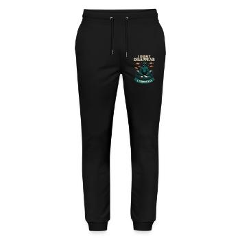 Diver Ocean I Didn't Disappear - Stanley/Stella Mover Unisex Organic Jogging Trousers - black - Front - Marisol (170cm) & Nik (191cm)