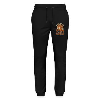 Wenn Papa Es Nicht Reparieren Kann Handwerker - Stanley/Stella Unisex Bio Jogginghose Mover  - Schwarz - Vorne - Marisol (170cm) & Nik (191cm)
