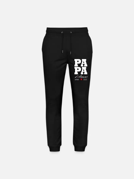 Love dad since 2022 - Stanley/Stella Mover Unisex Organic Jogging Trousers - black