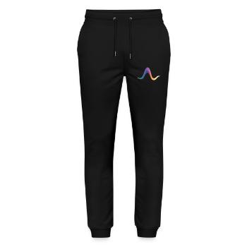 Reaction Pathway Flow – The Path of Change - Stanley/Stella Mover Unisex Organic Jogging Trousers - black - Front - Marisol (170cm) & Nik (191cm)