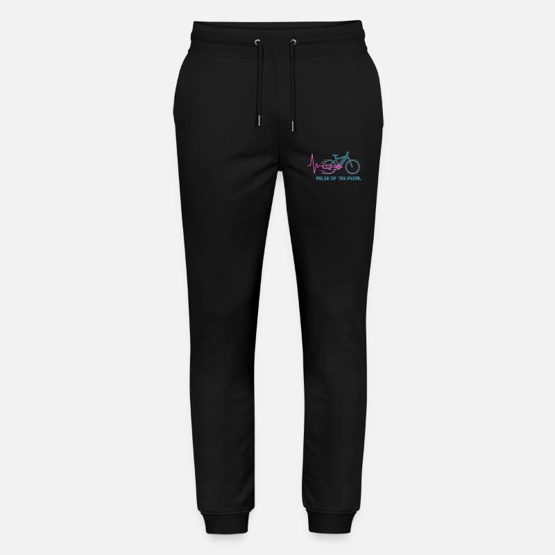 Graphique de vélo Neon Pulse - Pantalon de jogging bio MOVER Stanley/Stella unisexe - noir