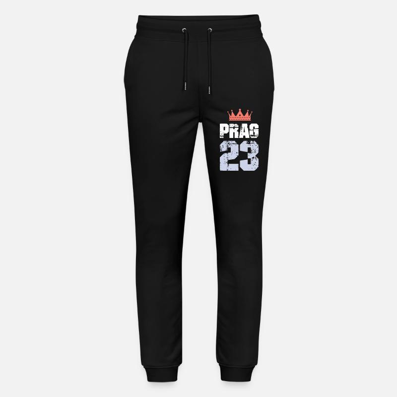 Prague 23 Maillot 2023 - Pantalon de jogging bio MOVER Stanley/Stella unisexe - noir