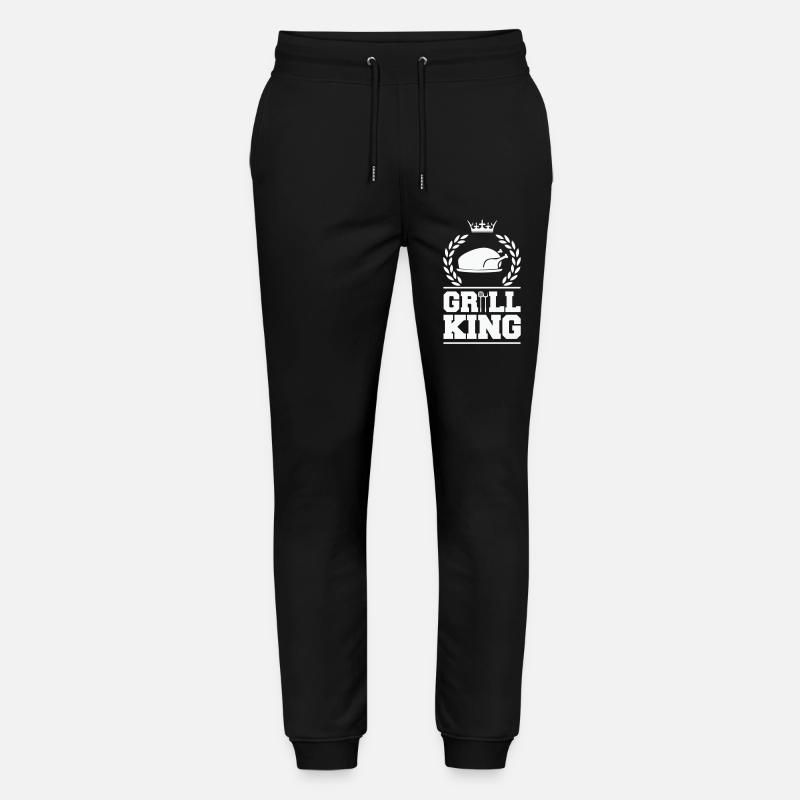 grill king chicken - Stanley/Stella Unisex Bio Jogginghose Mover  - Schwarz