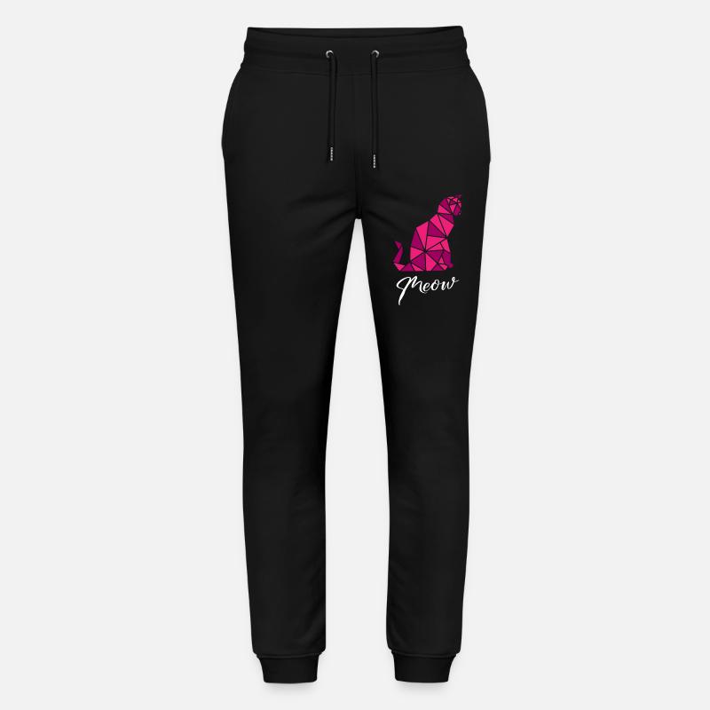 Cats Geometric - Stanley/Stella Unisex Bio Jogginghose Mover  - Schwarz