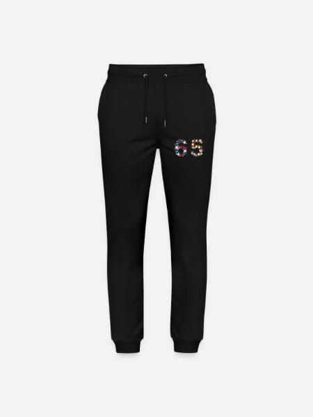 Flowers 65 - Stanley/Stella Mover Unisex Organic Jogging Trousers - black