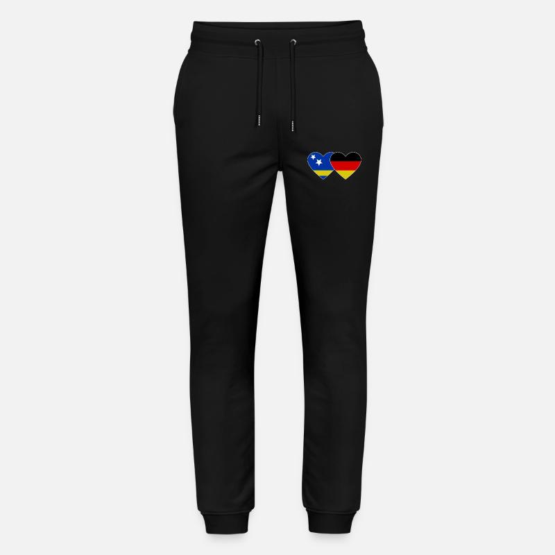 Drapeau de Curaçao Allemagne - Pantalon de jogging bio MOVER Stanley/Stella unisexe - noir