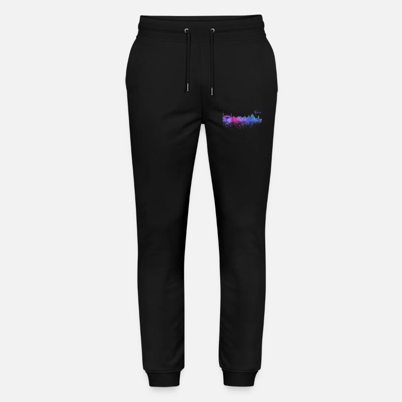 Berlin - Stanley/Stella Unisex Bio Jogginghose Mover  - Schwarz