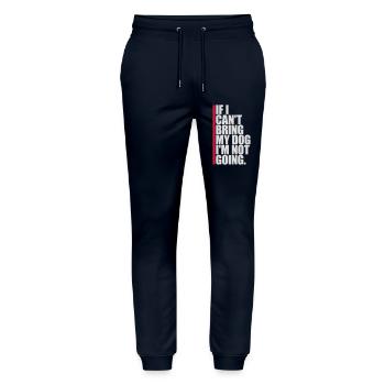 Citation Apportez mon chien - Pantalon de jogging bio MOVER Stanley/Stella unisexe - marine - Devant - Marisol (170cm) & Nik (191cm)