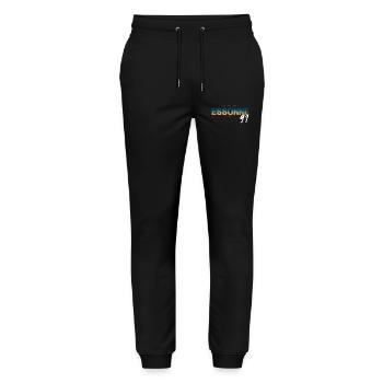 Essonne Sunset Skyline 91 - Stanley/Stella Mover Unisex Organic Jogging Trousers - black - Front - Marisol (170cm) & Nik (191cm)