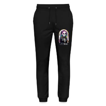 Halloween - Rock & Rainbow - Stanley/Stella Mover Unisex Organic Jogging Trousers - black - Front - Marisol (170cm) & Nik (191cm)