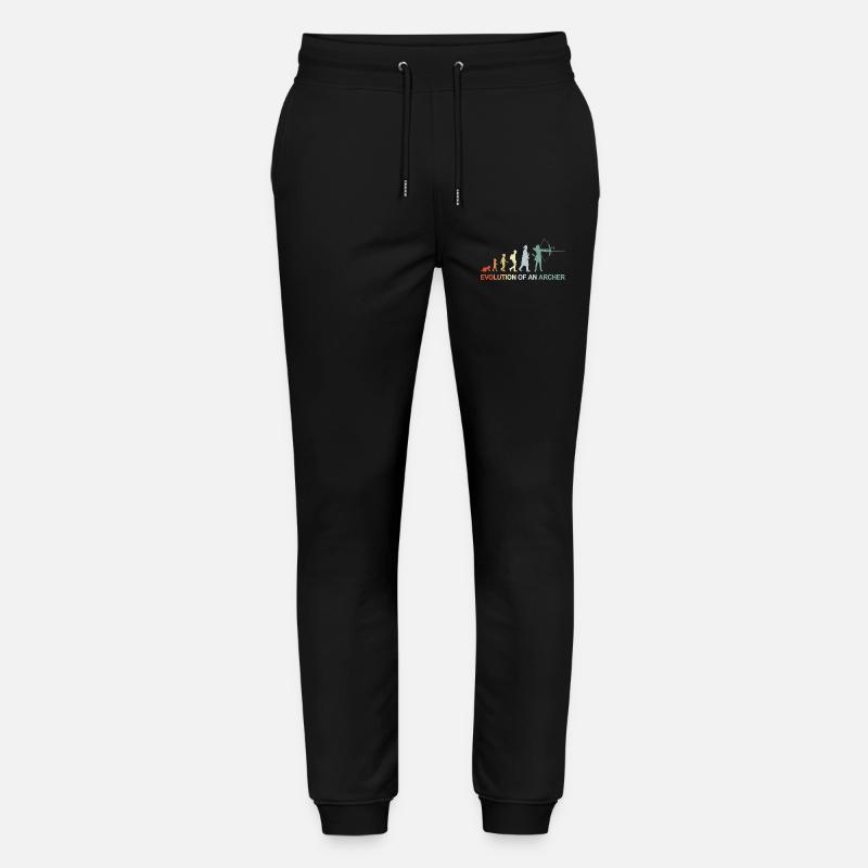 Évolution des archers - Pantalon de jogging bio MOVER Stanley/Stella unisexe - noir