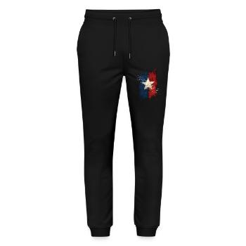 Grunge Texas - Stanley/Stella Mover Unisex Organic Jogging Trousers - black - Front - Marisol (170cm) & Nik (191cm)