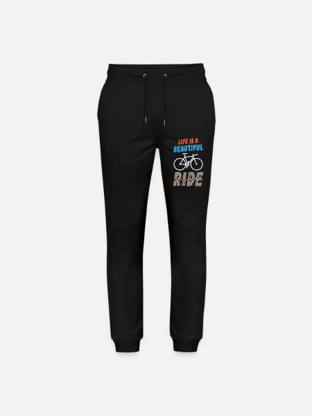 Life is Beautiful Ride - Stanley/Stella Mover Unisex Organic Jogging Trousers - black