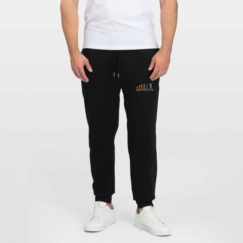 Tennis Evolution Evolution Graphic Design Stanley/Stella Mover Unisex Organic Jogging Trousers