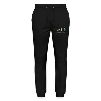 Vintage Baker Evolution - Stanley/Stella Mover Unisex Organic Jogging Trousers - black - Front - Marisol (170cm) & Nik (191cm)