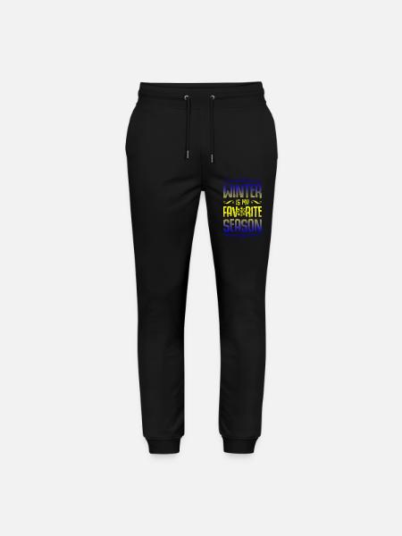 L’hiver est ma saison préférée - Pantalon de jogging bio MOVER Stanley/Stella unisexe - noir