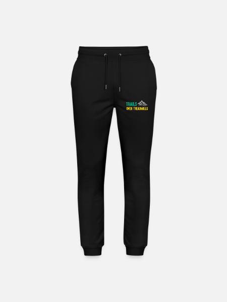 Trailrunning - Trails über Laufbänder - Stanley/Stella Unisex Bio Jogginghose Mover  - Schwarz