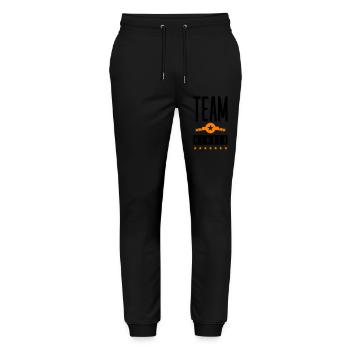 Team Member 2 - Stanley/Stella Mover Unisex Organic Jogging Trousers - black - Front - Marisol (170cm) & Nik (191cm)