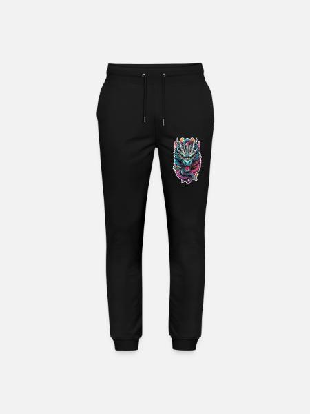 Asian Dragon - Japan - Chinese - Stanley/Stella Mover Unisex Organic Jogging Trousers - black